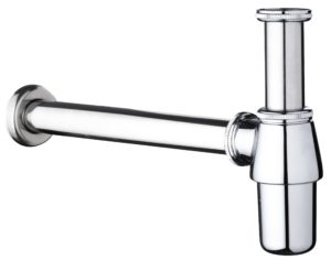 Karat Faucet ท่อน้ำทิ้งแบบกระปุกยาวพิเศษ แนวนอน 35 ซม.
