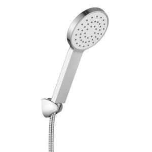 Globo ฝักบัวสายอ่อนปรับน้ำ 1 ระดับ ขนาด Ø 10 ซม. พร้อมสายสแตนเลส 201