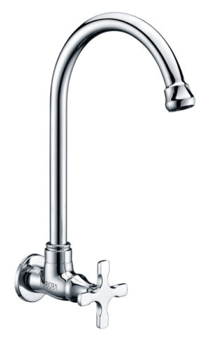 Karat Faucet ก๊อกซิงค์เดี่ยวติดผนัง