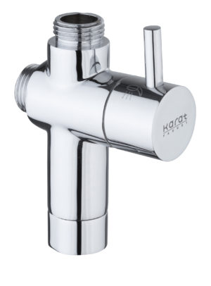 Karat Faucet ชุดสลับทางน้ำแบบโยก สำหรับท่อลอย Rain Shower ขนาด ? 1/2 นิ้ว (4 หุน) แบบสองทาง