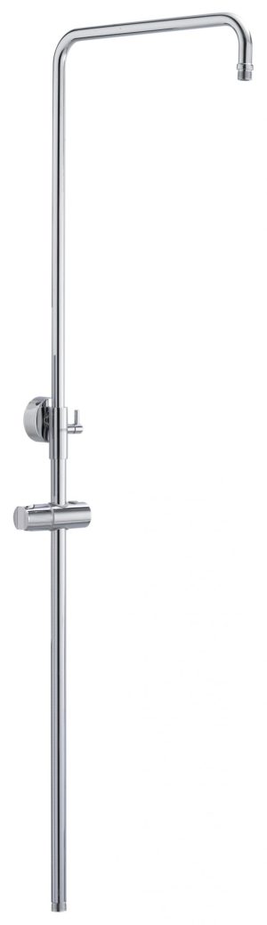 Karat Faucet ท่อลยอสำหรับหัวฝักบัว Rain Shower แบบฉากยาว 83-132 ซม. (ปรับระดับความยาวท่อได้)