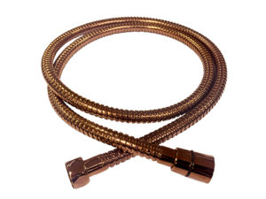 Karat Faucet สายฝักบัวสีโรสโกลด์ สแตนเลส 304 ยาว 150 ซม.