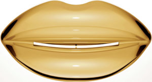 Nikles หัวฝักบัว Rain Shower  รุ่น Lips สีทอง PVD  สำหรับก๊อกฝังผนัง