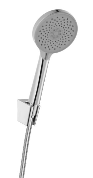 Karat Faucet ฝักบัวสายอ่อนปรับน้ำ 3 ระดับ ขนาด 11.5 ซม. พร้อมสายสแตนเลส 304