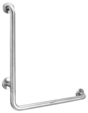 Karat Faucet ราวทรงตัว รูปตัวแอล ขนาด 60x40 ซม. (32 มม.) (สแตนเลส 304)
