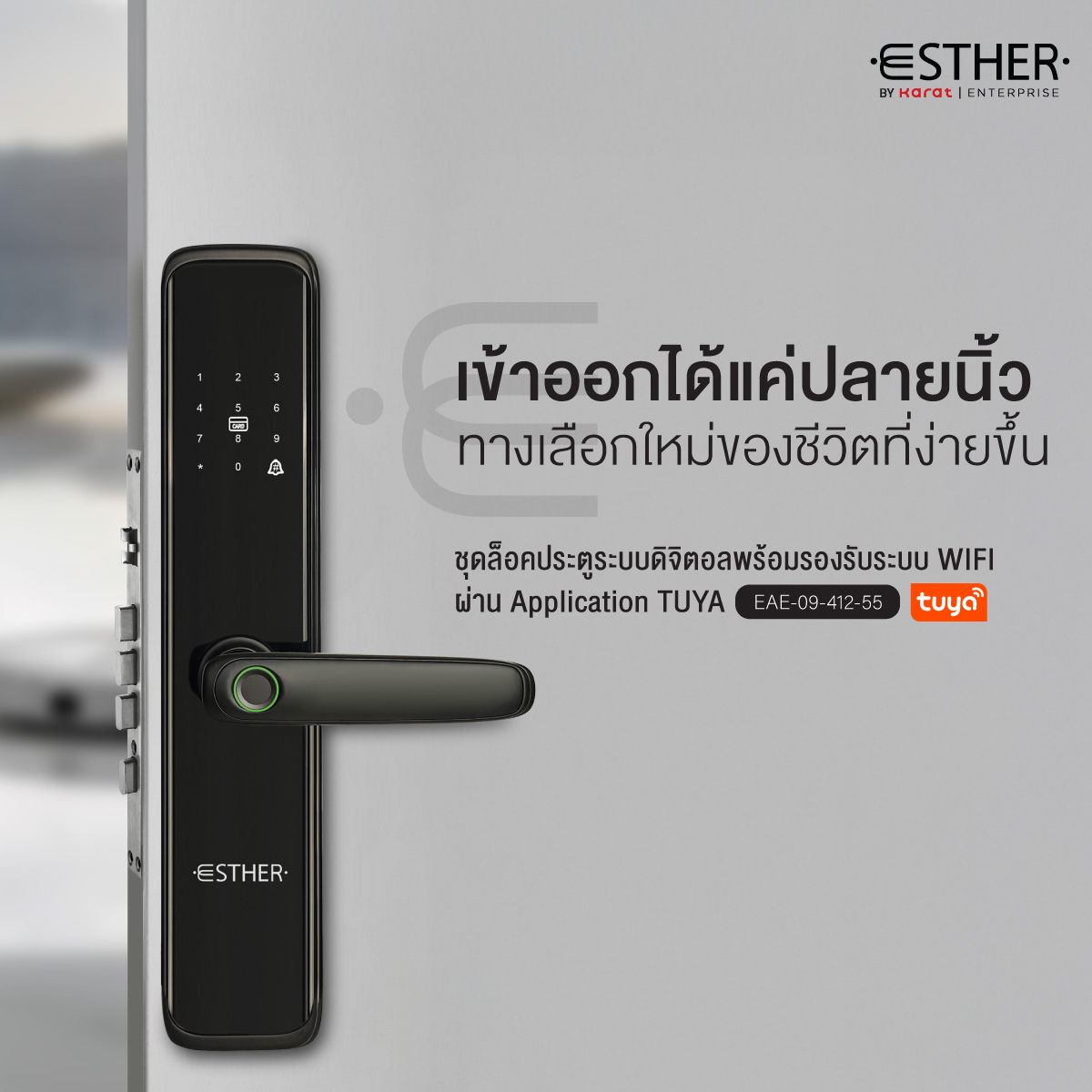 01-Esther-ชุดล็อคประตูระบบดิจิตอล-EAE-09-412-55 01-Esther-ชุดล็อคประตูระบบดิจิตอล-EAE-09-412-55