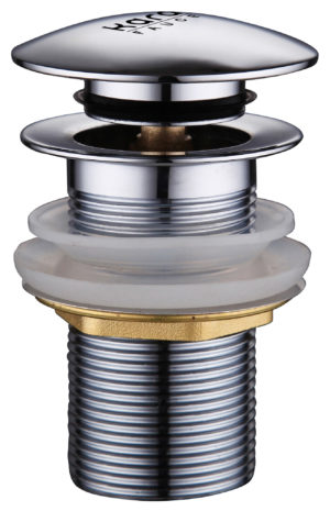 Karat Faucet สะดืออ่างล้างหน้าแบบกดแป้นใหญ่ (ไม่มีรูน้ำล้น)