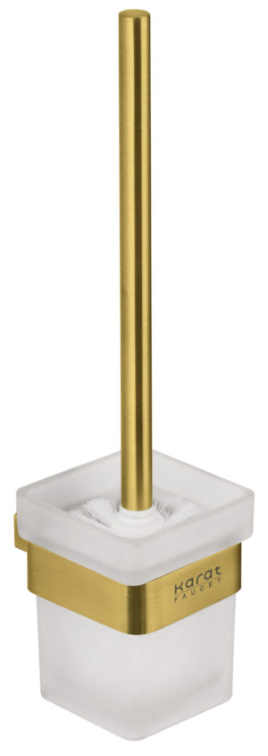 Karat Faucet ชุดเเปรงขัดห้องน้ำ สีทองด้าน PVD