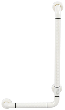 Karat Faucet ราวทรงตัว รูปตัวแอล ขนาด 70x40 ซม. (Ø 35 มม.)(หุ้ม ABSเเบบผิวเรียบ)