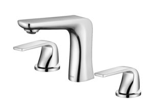 Karat Faucet ก๊อกผสมอ่างล้างหน้าแบบก้านปัดเซ็นเตอร์ 8 นิ้ว