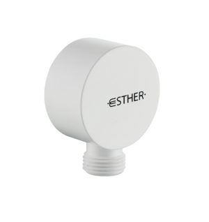 ESTHER ข้อต่อทางน้ำติดผนังสำหรับฝักบัวสายอ่อน