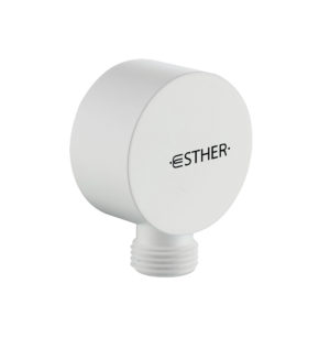 ESTHER ข้อต่อทางน้ำติดผนังสำหรับฝักบัวสายอ่อน