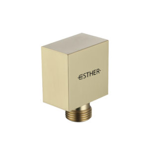 ESTHER ข้อต่อทางน้ำติดผนังสำหรับฝักบัวสายอ่อน