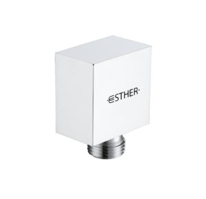 ESTHER ข้อต่อทางน้ำติดผนังสำหรับฝักบัวสายอ่อน