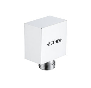 ESTHER ข้อต่อทางน้ำติดผนังสำหรับฝักบัวสายอ่อน