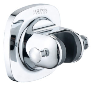 Karat Faucet ขอเเขวนฝักบัวสายอ่อนเเบบติดตั้งด้วยกาวหรือสกรู