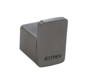 ESTHER ขอเเขวนผ้า สี GUN METAL PVD