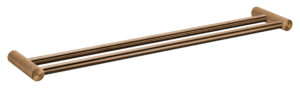 ESTHER ราวเเขวนผ้าคู่ขนาด 80 ซม. สี BRUSHED ROSE GOLD PVD