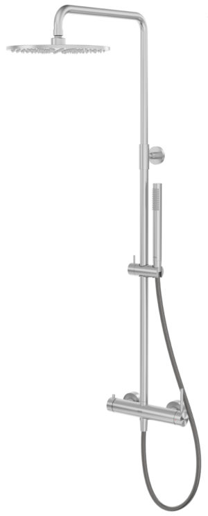 Karat Faucet ก๊อกผสมติดผนังพร้อมชุดฝักบัวเเละฝักบัวสายอ่อนสเตนเลส316L
