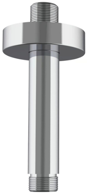 Karat Faucet ท่อลอยฝักบัวติดเพดาน ยาว 15 ซม. สีโครม